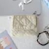 Nuevo Monedero de Algodón Acolchado Dulce, Estilo Fresco Portadni de Estudiante, Portatarjetas, Mini Bolsa de Almacenamiento Multifuncional, Bolsa para Auriculares