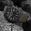 Reloj de Cuarzo para Hombre con Correa de Nylon Estilo Deportivo Más Vendido Transfronterizo con Calendario y Funciones Luminosas Al Por Mayor