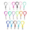 Llavero de Bombilla de Luz Colorida, Cierre de Langosta de Plástico Color Caramelo, Cierre para Bolso, Accesorios para Joyería DIY, Colgante