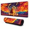 Mouse Pad Anime Demon Slayer, Tapete de Mesa Extra Grande, Espessado, Borda Travada, Resistente a Manchas, para Uso em Jogos e Escritório, Tapete de Computador
