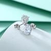Aretes Colgantes de Plata Esterlina 925 Más Vendidos de Amazon para Mujer Pendientes Simples Europeos y Americanos de Circonia en Forma de Pera Plata Esterlina 925 de Alta Gama