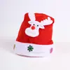 Gorro de Navidad para Niños con Luz Gorro de Navidad Cepillado para Niños y Adultos Regalo de Navidad para el Jardín de Infantes para Personas Mayores Gorro Luminoso