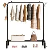 Secador de Ropa Plegable Simple de Pie para Balcón, Barra de Ropa para Dormitorio del Hogar, Colgador de Ropa Plegable
