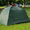 Tienda de Campaña Automática de Apertura Rápida para Exteriores con Recubrimiento Negro para Protección Solar y Impermeabilización Integral, Adecuada para Múltiples Personas, Equipo para Acampar, Senderismo y Montañismo