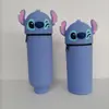 Portalápices de Silicona de Dibujos Animados, Estuche para Lápices, Grado Alimenticio, Resistente a Manchas, Fácil de Limpiar, Gran Capacidad, Almacenamiento de Papelería, Estuche para Lápices