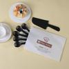 Envío Gratis Desechable Engrosado Set de Vajilla para Pastel de Cumpleaños Cuatro Piezas Horneado Postre Plástico Cubiertos y Plato para Pastel Cera