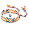 Popular en Europa y América: Pulseras Tejidas Arcoíris Hechas a Mano en Estilo Étnico Nepalí, Venta al por Mayor de Joyería