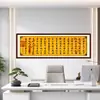 Chamada de Despertador Boas Palavras Novas Perspectivas da Vida Chinesa Pinturas de Caligrafia Sala de Estar Sala de Chá Escritório Pintura de Decoração de Parede Pintura Autoadesiva