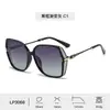 Gafas de sol polarizadas nuevas transfronterizas para mujer, encanto de alto nivel, moda, gafas de sol, montura cuadrada grande, ambiente de moda, venta al por mayor
