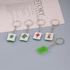 Criativo mahjong abertura chaveiro diy handmade fone de ouvido capa protetora pingente saco ornamentos jóias material acessórios