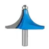 Faca de Chanfro em Forma de Arco Semicircular, Cabeça de Faca de Aparar e Chanfrar, Máquina de Gravação, Fresadora de Arco, Máquina de Aparar, Faca de Cantos Arredondados para Cantoneiras