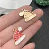 Transfronterizo Mixto 50 Dibujos Animados Navideños Gotas de Aceite Lindo Santa Reno Muñeco de Nieve Colgante Accesorios para Joyería DIY