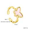 Anillo Ajustable de Estrella y Diamante Popular de Moda Europea y Americana Lujo Accesible Acero Inoxidable Estilo Simple Anillo de Nicho para Mujeres