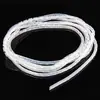 Tubo de silicona enrollado en espiral funda protectora de cable de fibra óptica translúcida funda protectora de arnés de acabado de silicona