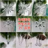Pingente de Gelo Acrílico de Natal, Cone de Gelo, Cristal de Gelo Transparente, Cena de Casamento, Pingente Decorativo para Árvore de Natal DIY