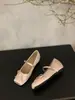 Zapatos Chuyuji estilo francés para aumentar la altura, Mary Janes con lazo para mujer, modelo nuevo 2026, punta cuadrada, corte bajo, satén, adecuados para combinar con faldas