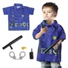 Halloween Uniforme de policía infantil pequeño doctor bombero uniforme de enfermera uniforme de ingeniero abogado ropa para actuación escénica 61