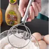 Mezclador de Fideos Hecho a Mano de Acero Inoxidable Mezclador de Fideos Hecho a Mano para Cocina Mezclador de Masa para Hornear Batidor de Huevos para Pastel sin Polvo