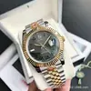 Relógio Mecânico Automático Laojia com Bisel Dentado, Pulseira de Aço Inoxidável, Mostrador com Diamantes, Luminoso, À Prova d'Água, Relógio Masculino para Negócios