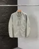 ¡Traslado urbano! ¡Resistente al agua y al viento! ¡Fleece de tecnología de panal 3.0! Chaqueta de caparazón blando con cuello alto para hombre, moderna, para invierno 13243