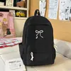 Mochila Escolar Estudiante Niña con Lazo 2025 Nueva Gran Capacidad Mochila Secundaria Bolsa para Viajes Cortos y Computadora