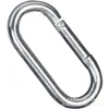 Venta al por mayor del fabricante Galvanizado de Hierro Forma de Pista de Aterrizaje Portante en U Hebilla Rápida de Escalada al Aire Libre Conector de Cadena de Hierro Anillo de Cadena para Mascotas