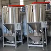 Mezcladora Vertical Grande de Acero Inoxidable Mezclador de Gránulos Industrial para Moldeo por Inyección Máquina Mezcladora de Plástico Espiral Automática de 1 Tonelada