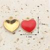 DIY Acessórios Óleo Gotas Amor Coração Pingente Pingente Colar Acessórios Brincos Simples Pulseira Chaveiro