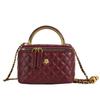 Bolsa feminina transfronteiriça atacado estilo pequeno e perfumado linha bordada diamante bolsa balde avançada bolsa caixa corrente bolsa mensageiro envelope vermelho boca