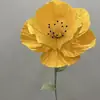 Flores Grandes de Papel para Decoração de Interiores, Flores Artificiais para Vitrines de Shopping, Adereços de Fotografia, Flores de Simulação de Papel Feitas à Mão