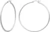 Brincos redondos de aço inoxidável com banho a vácuo de ouro 18K, diâmetro do tubo de 2,0 mm, para Amazon