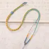 Al por mayor Nuevo Estilo Chino Color Mixto Collar Colgante Cordón DIY Hecho a Mano Tejido Colgante de Jade Cordón para Colgar Cadena de Suéter Cadena para Clavícula