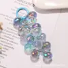 Nuevo Colgante de Llavero de Racimo de Uvas con Cuentas Acrílicas Translucidas de Colores Estilo Lindo y Fresco para Funda de Auriculares Bolsa