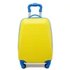 Maleta con patrón de logo personalizado rueda universal regalo maleta de 16 pulgadas 18 pulgadas estuche de equipaje de dibujos animados para niños y niñas