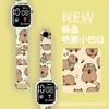 Nuevo Reloj Digital LED con Estampado de Dibujos Animados para Estudiantes de Primaria y Secundaria, Reloj Personalizado, Marca de Moda, Reloj Infantil Lindo y Divertido