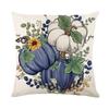 Funda de Almohada Festival de la Cosecha de Otoño Estampado de Calabaza Transfronteriza Funda de Almohada de Poliéster Cubierta de Cojín Decorativo para Sofá Regalo de Vacaciones