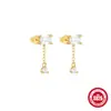 Pendientes Vintage de Perlas de Plata de Ley S925 para Mujer, Diseño de Nicho de Alta Gama, Pendientes de Borla Versátiles y Elegantes con Joyería de Diamante para Oreja