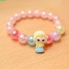 Nueva joyería infantil al por mayor linda pulsera joyería de alta gama coreana pulsera de hilo de mano para bebé pulsera de bola de color