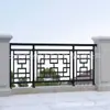 Valla de aluminio superventas valla de seguridad antióxido china terraza de villa balcón patio exterior valla de jardín