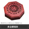 Caja de Incienso de Palo de Rosa Quemador de Incienso Horizontal Portátil para Viaje Aromaterapia Bandeja de Madera Maciza Fabricante al por Mayor Quemador de Incienso de Ámbar Gris Sándalo Zen