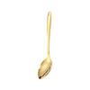 Juego de Utensilios de Cocina de Acero Inoxidable Cuchara Dorada Espátula Juego de 14 Piezas Cuchara para Sopa Cuchara para Platos Espátula Plana Perforada Cuchara para Polvo Cuchara para Aceite para Parrilla