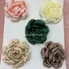 11cm Estilo Coreano Elegante Plisado Sading Flor Tridimensional Accesorios de Boda DIY Accesorios para el Cabello Zapatos Flor Pétalo Ropa Arreglo