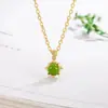 Collar Bañado en Oro Estilo Vintage de Ágata y Jade Hetian, Cadena Sencilla y Elegante para Clavícula Tipo Hielo, Nuevo Modelo 2022