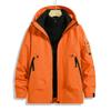 Chaqueta Tres en Uno para Hombre con Logo Personalizado, Set de Dos Piezas para Pareja para Exterior con Forro de Terciopelo, Ropa de Trabajo Grupal para Mujer con Estampado