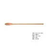Venta al por mayor de fabricante de utensilios de madera estilo japonés hechos de madera de nanmu, cucharas de madera de loto de miel, cucharas mezcladoras para café, cucharas de madera creativas de mango largo