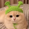 Gorro Suéter de Acrílico para Gato y Cachorro Sombrero de Punto Lindo Divertido Venta Directa de Fábrica de Sombreros Modelo Personalizado al por Mayor