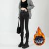 Jeans de Cintura Alta con Forro Polar para Mujer 2024 Nueva Llegada Pantalones Ajustados Elásticos Ajustados Leggings de Pierna Ajustada Primavera Otoño Invierno