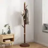 Cabideiro de ferro forjado para quarto, casa, sala de estar, cabeceira, cabideiro de chão, simples e grosso, cabide de bolsa de luxo leve