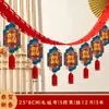 Día de Año Nuevo, Año Nuevo, Decoración del Festival de Primavera, Adornos Colgantes del Año del Caballo, Diseño Creativo de Escena Interior para Sala de Estar 2026, Colgantes de Arte Latte para Artículos de Año Nuevo