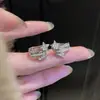 Presilhas de Orelha Estrela de Zircônia Super Brilhantes Estilo Coreano Estilo Ins, Sem Furo, Argolas de Orelha com Design de Nicho, Brincos para o Dia a Dia, Acessórios de Orelha
